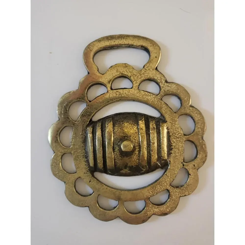 Vintage Horse Harness Medallions in Brass - Picture 4 of 5